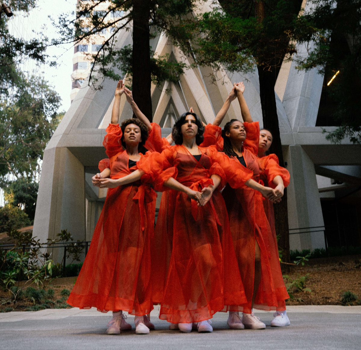 ICA SF Madeline Hollander Radial Ritual at Transamerica Pyramid Center