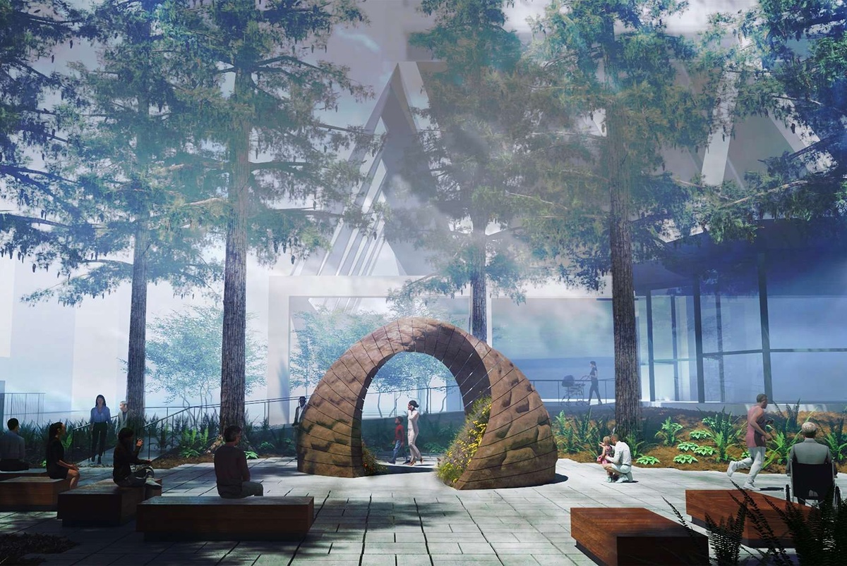 ICA SF_Lily Kwong_ EARTHSEED DOME_Credit_ Fabrication by Atelio + WASP, visualization with Landworks Studio_Rendering